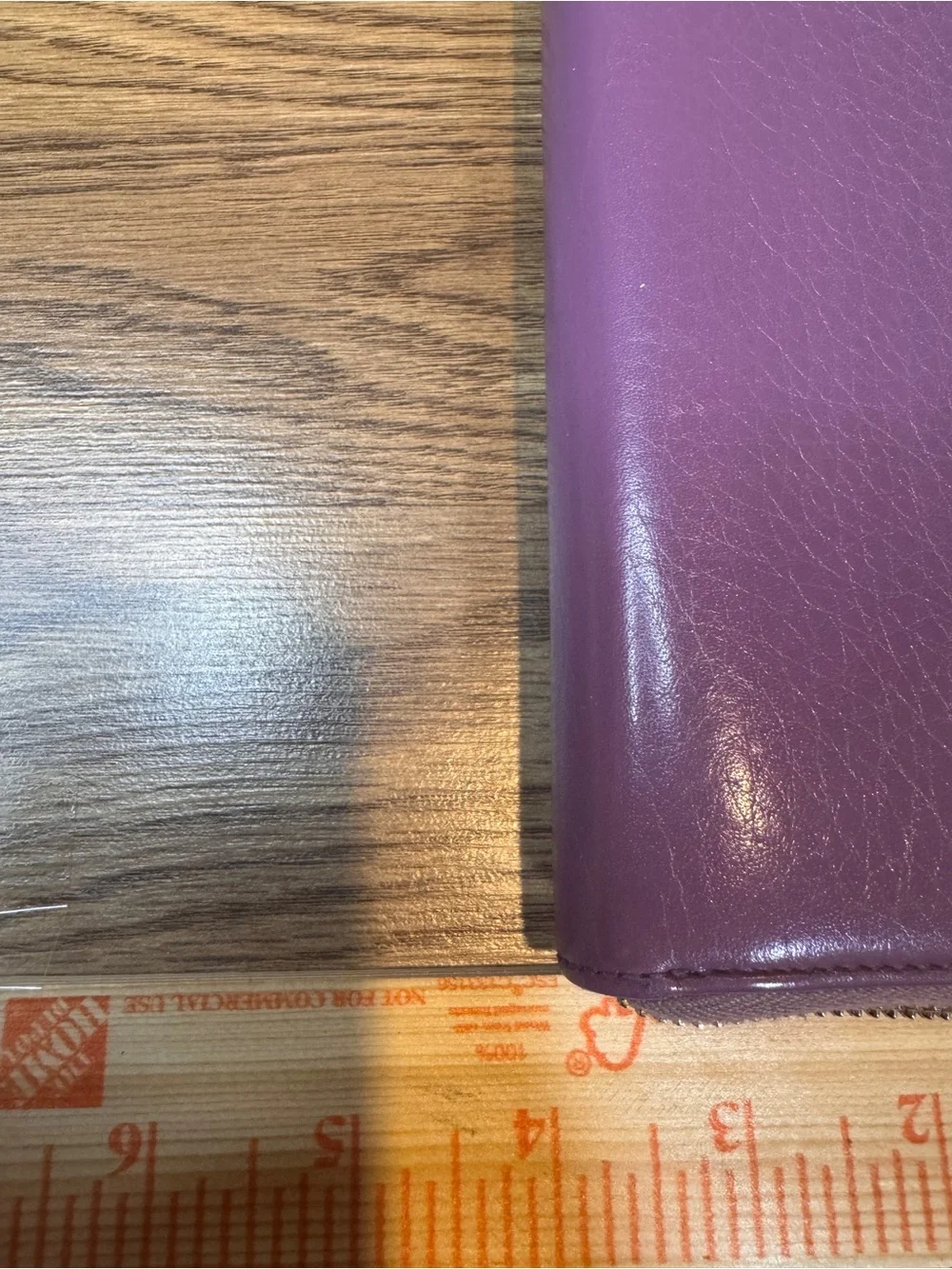 Gucci Leather Bamboo Tassel Zip Around Long Wallet Cert Of Auth Incl Rare Purple - Picture 15 of 15
